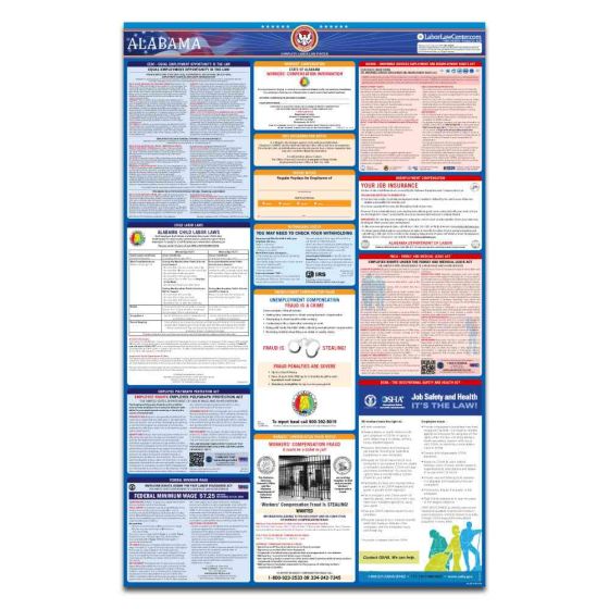 Alabama Labor Law Poster + Compliance Protection Plan™