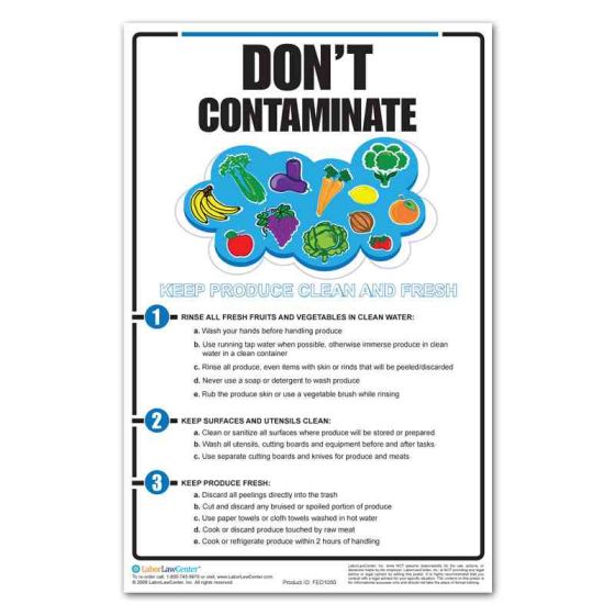 Don't Contaminate Poster