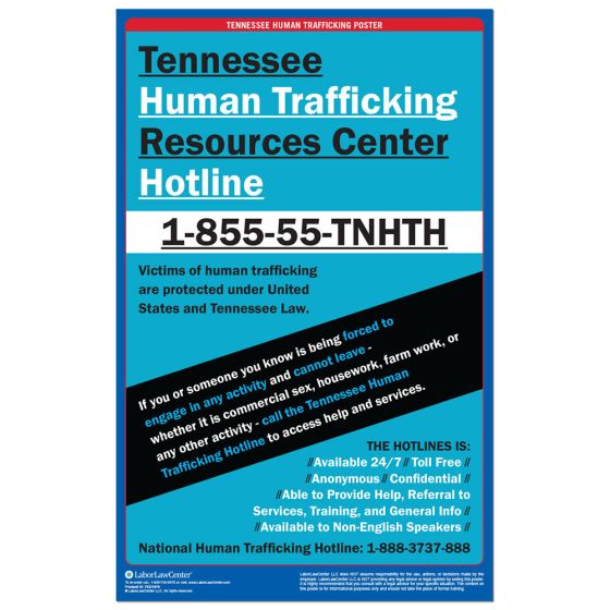 Tennessee Human Trafficking Poster