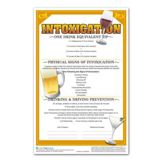 Intoxication Poster