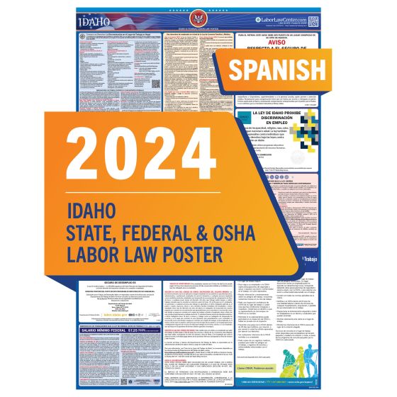 Idaho & Federal Labor Law Posters - Spanish