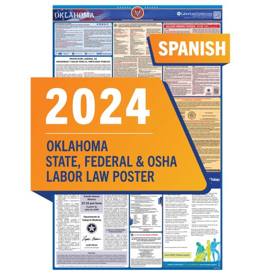 Oklahoma & Federal Labor Law Posters - Spanish