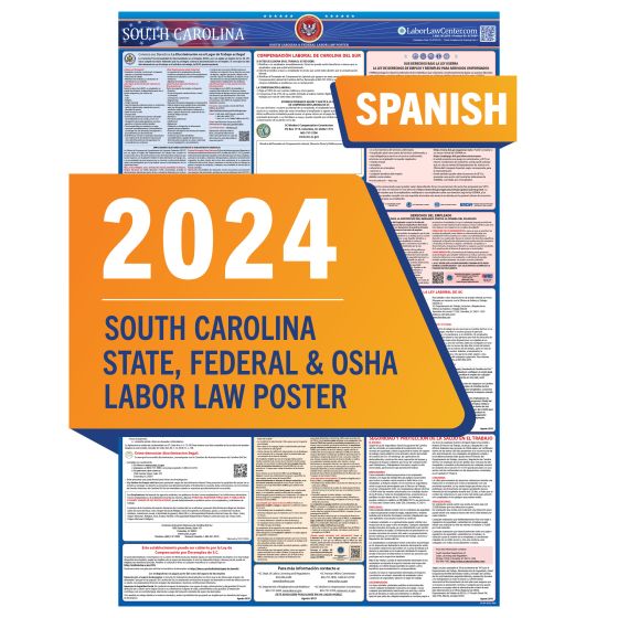 South Carolina & Federal Labor Law Posters - Spanish
