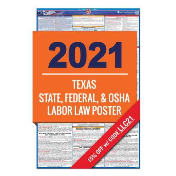 Texas Labor Law Poster