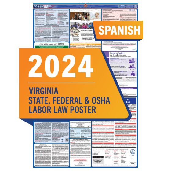Virginia & Federal Labor Law Posters - Spanish