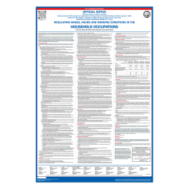 Household Occupation Poster | Industrial Welfare Commission Posters