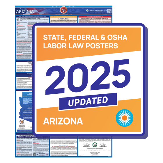 2025 Labor Law Poster | State, Federal, OSHA in One Single Laminated Poster
