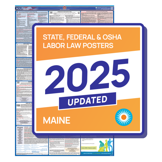 Maine & Federal Labor Law Posters - Spanish