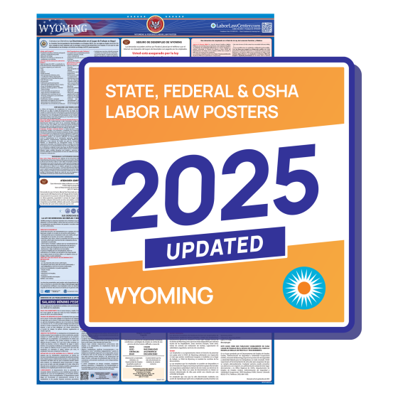 Wyoming & Federal Labor Law Posters - Spanish