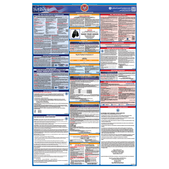 Hawaii Labor Law Poster