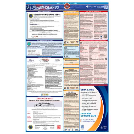 Virgin Islands & Federal Labor Law Posters