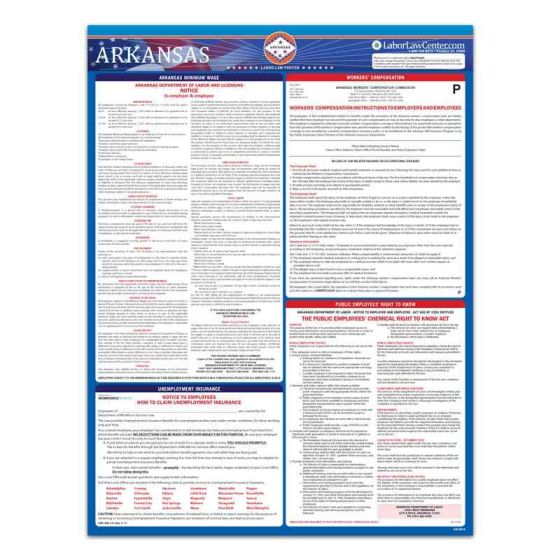 Arkansas State Labor Law Poster