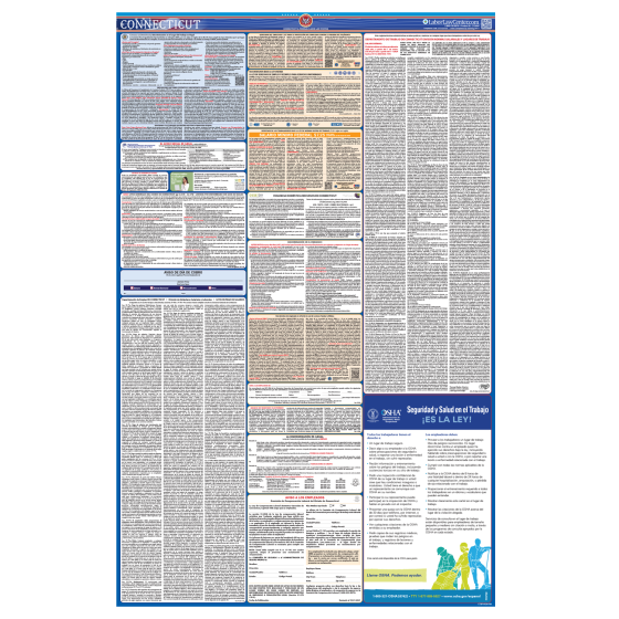 Connecticut & Federal Labor Law Posters - Spanish