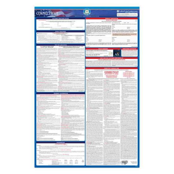 Connecticut State Labor Law Poster - Spanish - Unlaminated 