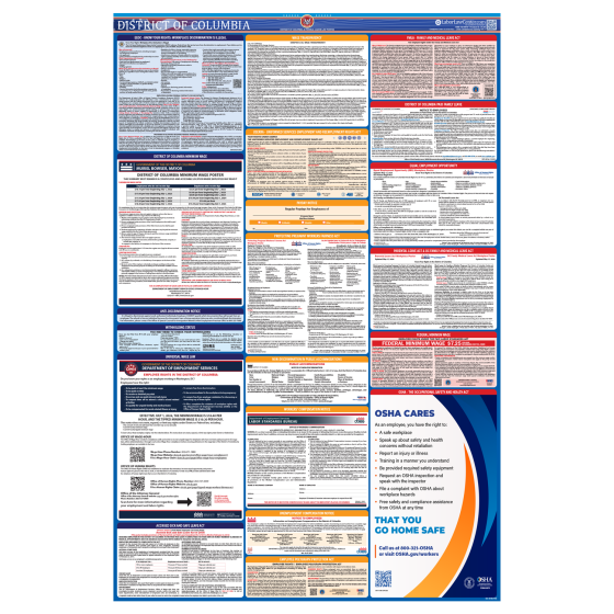 District of Columbia Labor Law Poster