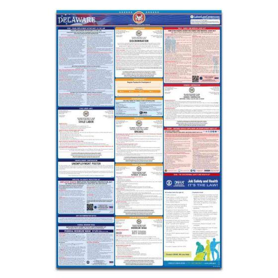 Delaware Labor Law Poster + Compliance Protection Plan™