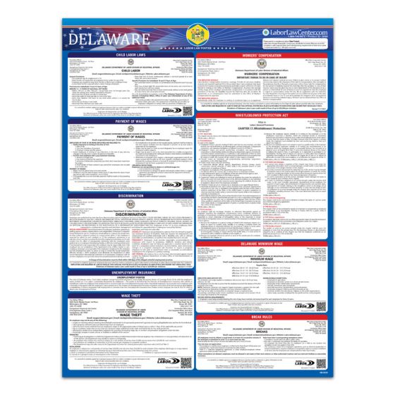 Delaware State Labor Law Poster