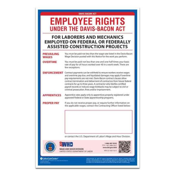 Davis-Bacon Poster (Government Construction)