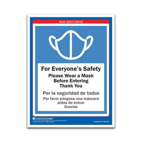 Wear A Mask Before Entering Poster