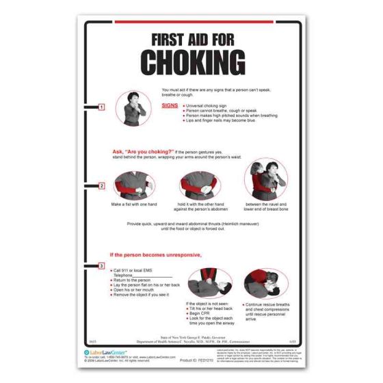 New York Choking Poster