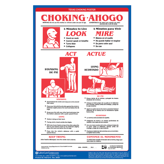 Texas Choking Poster
