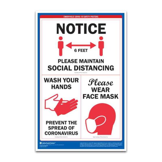 Emeryville Covid-19 Safety Posters