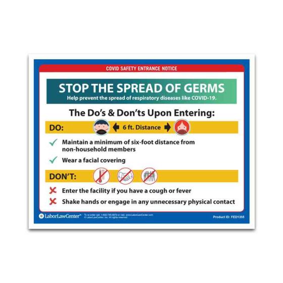 Safety Entrance Notice