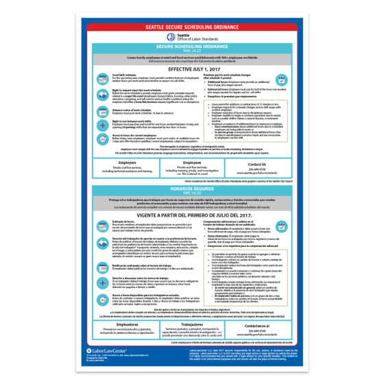 Seattle, WA Secure Scheduling Ordinance