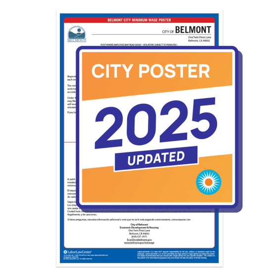 Belmont Labor Law Poster