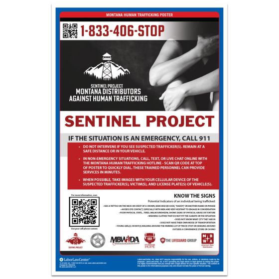 Montana Human Trafficking Poster