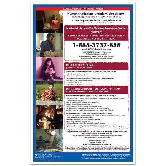 Alabama Human Trafficking Poster
