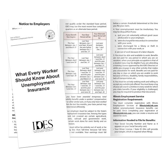 Illinois Unemployment Insurance Pamphlet