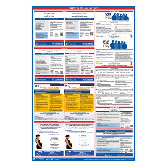 Philadelphia Labor Law Poster