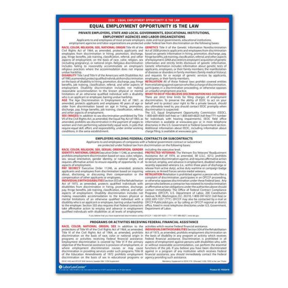 EEOC Large Print Poster