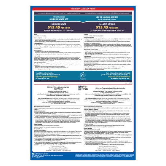 Tucson Labor Law Poster