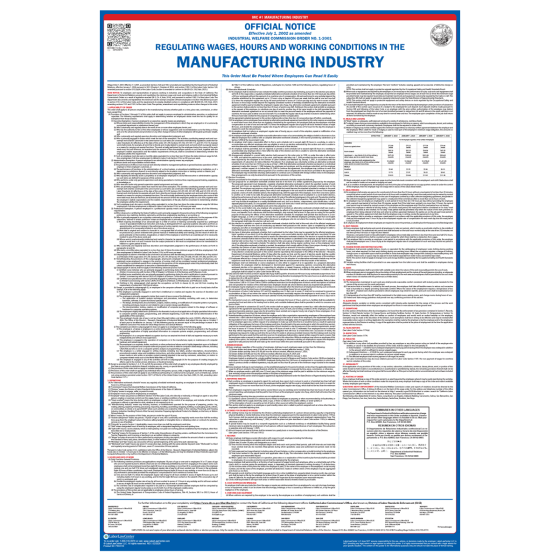 IWC Poster #1 Manufacturing Industry 	