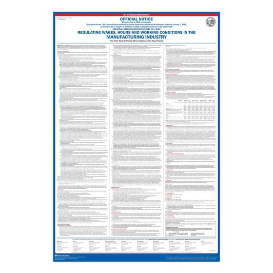 IWC Poster #1 Manufacturing Industry 	