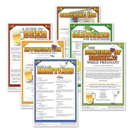 Bartending Poster Set