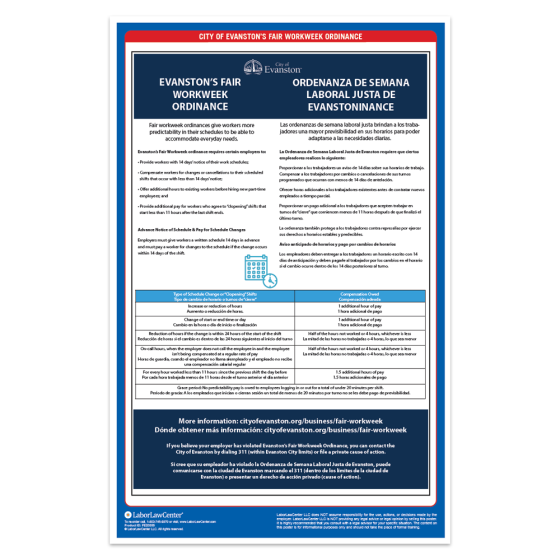 Evanston Fair Workweek Ordinance