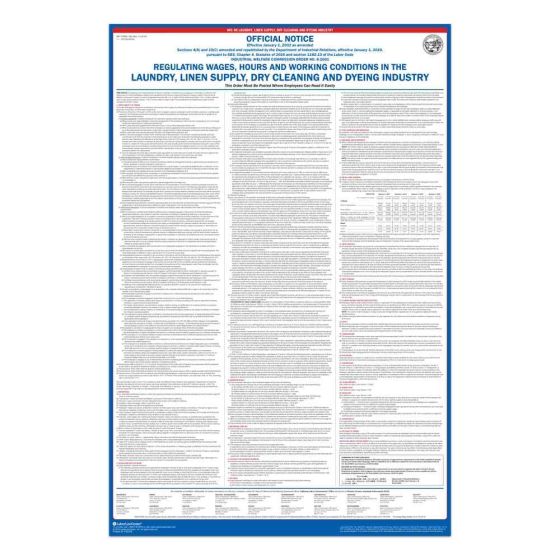 IWC Poster #6 Laundry, Linen Supply, Dry Cleaning and Dyeing Industry