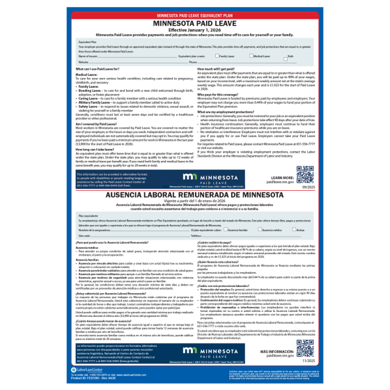 Minnesota Paid Leave Equivalent Plan