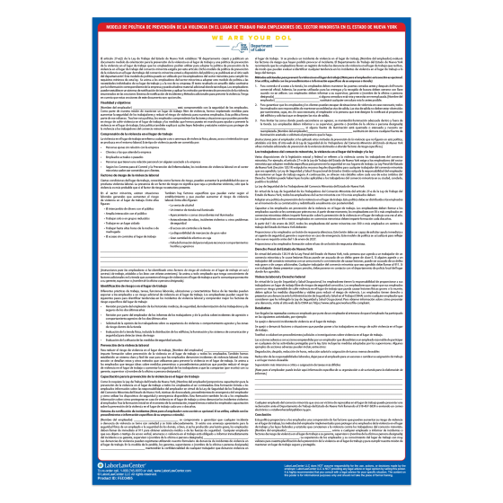 New York Model Retail Workplace Violence Prevention Policy