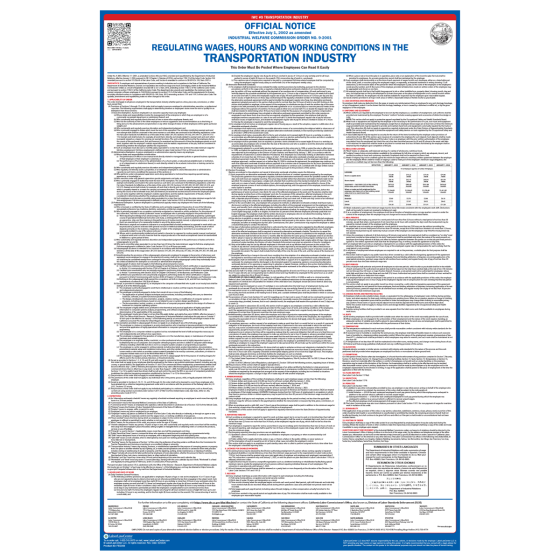 IWC Poster #9 Transportation Industry