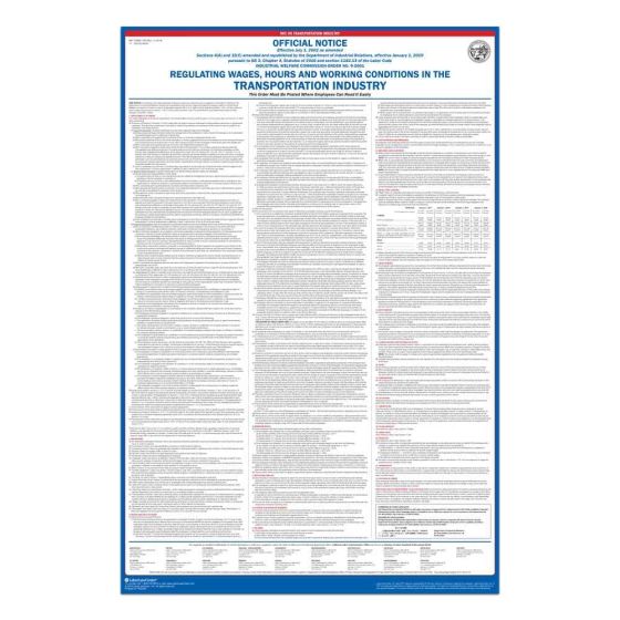 IWC Poster #9 Transportation Industry