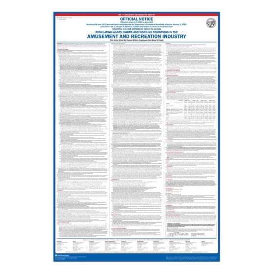 IWC Poster #10 Amusement and Recreation Industry