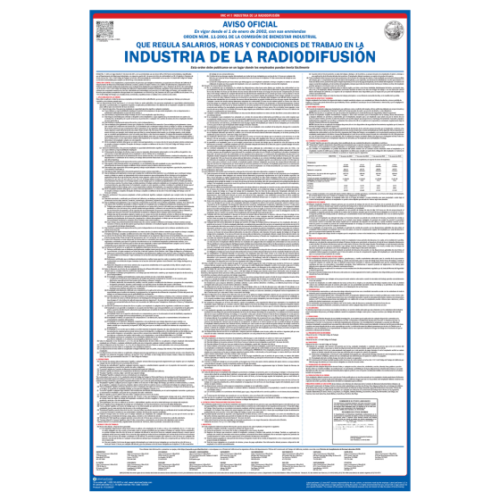 IWC Poster #11 Broadcasting Industry - Spanish