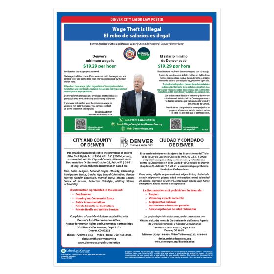 Denver City Labor Law Poster