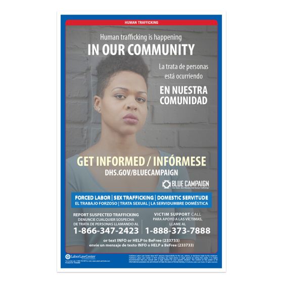 Human Trafficking Poster