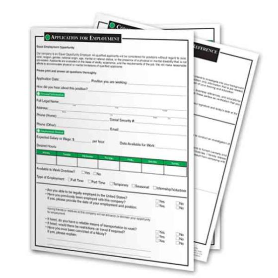 Employment Application Long Form