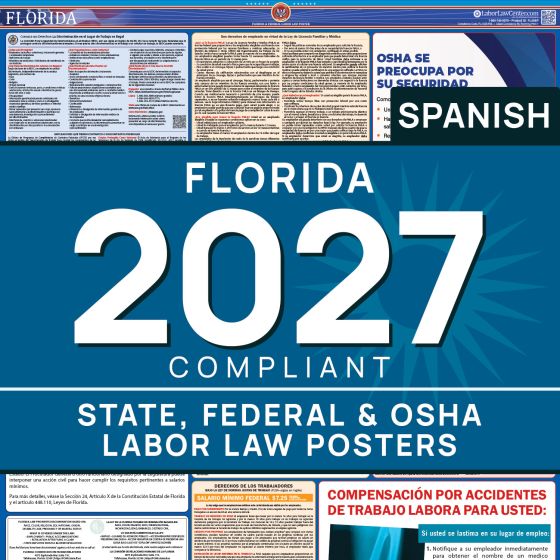 Florida & Federal Labor Law Posters - Spanish